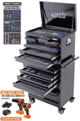 Custom Series Tool Kit - 632pc - Metric/SAE - NZ Black/Black - (FOAMED)